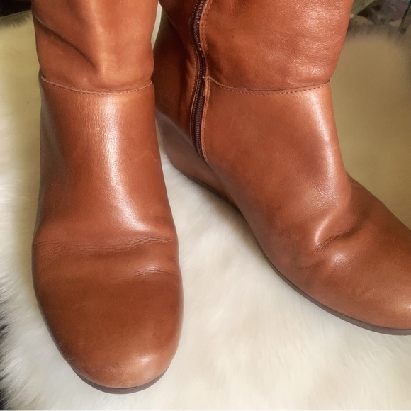 Mercanti Fiorentini Over the Knee Leather Boots Hidden Heel made in Italy 8 (39) - Picture 5 of 11